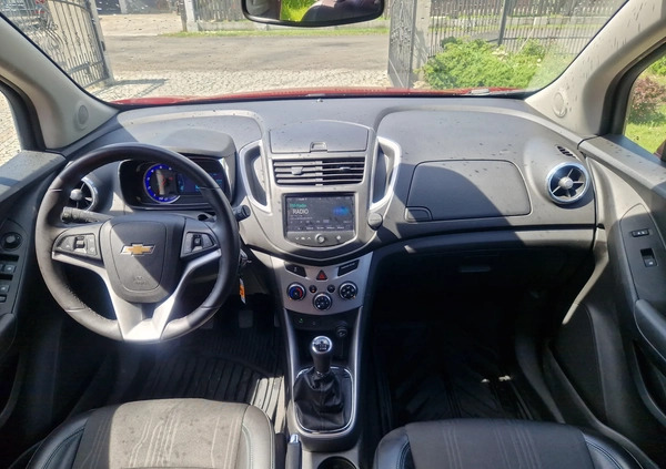 Chevrolet Trax cena 35999 przebieg: 124000, rok produkcji 2014 z Bieruń małe 172